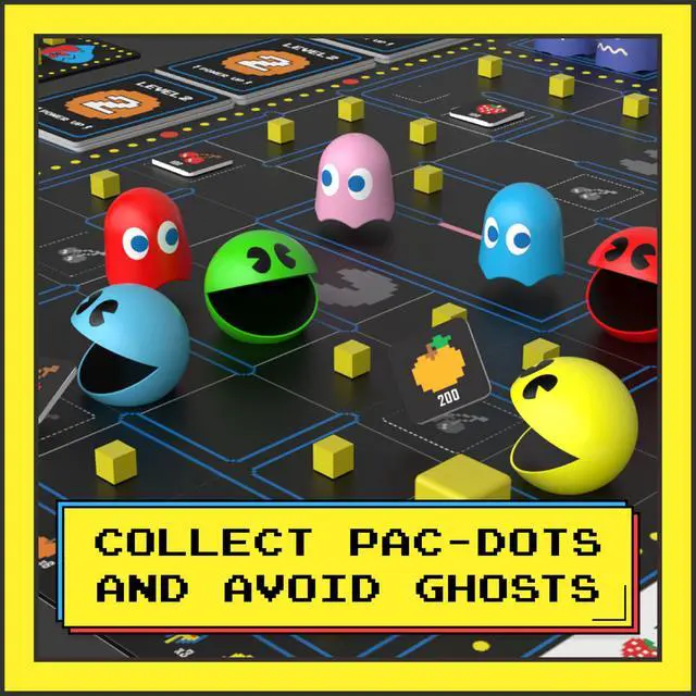 Alt view image 4 of 7 - Ultimate PAC-MAN Board Game - Retro Arcade Classic! - Official Licensed - 2-4 Players, Ages 8+