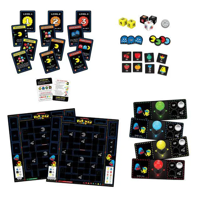 Alt view image 7 of 7 - Ultimate PAC-MAN Board Game - Retro Arcade Classic! - Official Licensed - 2-4 Players, Ages 8+