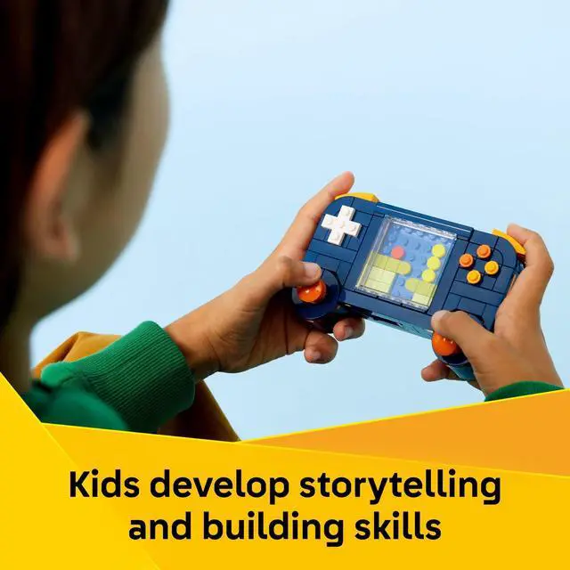 Alt view image 4 of 6 - Creator 3 in 1 Retro Gaming Console Building Toy for Boys & Girls - Kids Build a Console, Mini Arcade Game, or Mini Computer - Gift Idea for Gaming Fans, Ages 8+ - 31380