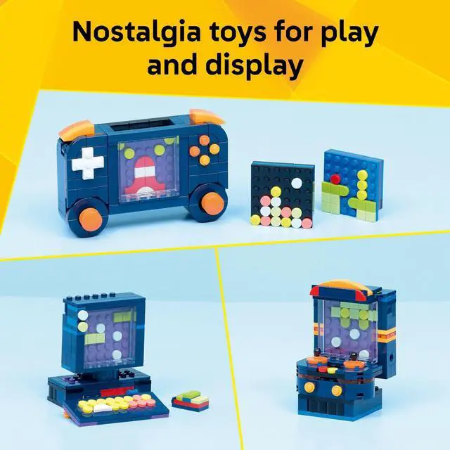 Alt view image 3 of 6 - Creator 3 in 1 Retro Gaming Console Building Toy for Boys & Girls - Kids Build a Console, Mini Arcade Game, or Mini Computer - Gift Idea for Gaming Fans, Ages 8+ - 31380