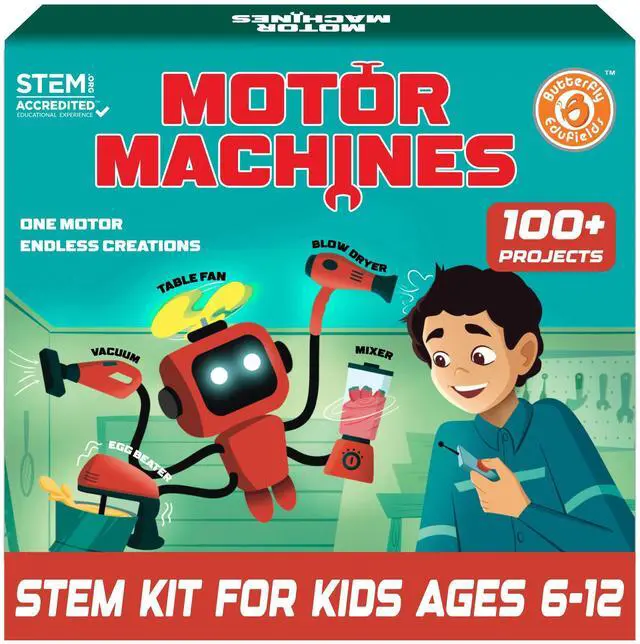 Main image of 100+STEM Robotics Gift Kits for Ages 6-10-13 Boys Girls
