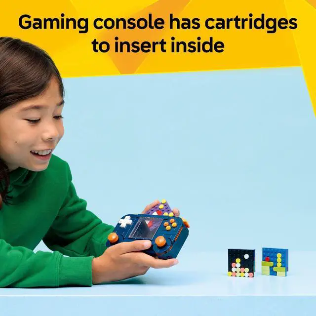Alt view image 5 of 6 - Creator 3 in 1 Retro Gaming Console Building Toy for Boys & Girls - Kids Build a Console, Mini Arcade Game, or Mini Computer - Gift Idea for Gaming Fans, Ages 8+ - 31380