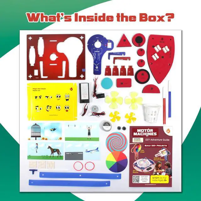 Alt view image 5 of 7 - 100+STEM Robotics Gift Kits for Ages 6-10-13 Boys Girls