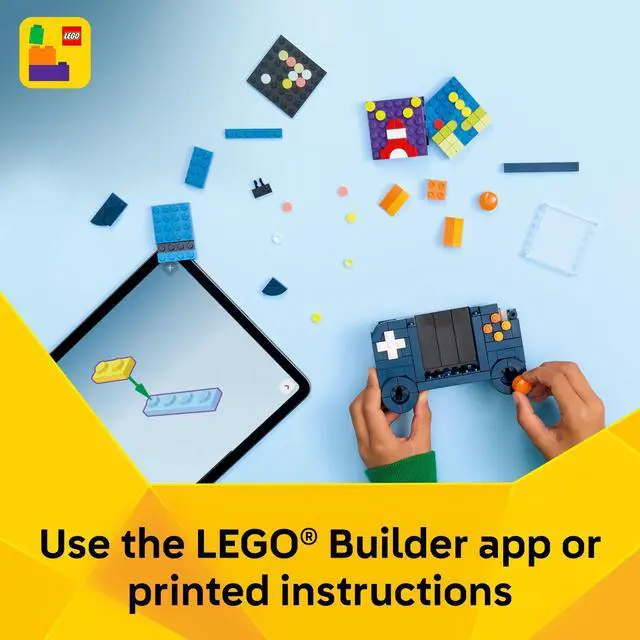 Alt view image 6 of 6 - Creator 3 in 1 Retro Gaming Console Building Toy for Boys & Girls - Kids Build a Console, Mini Arcade Game, or Mini Computer - Gift Idea for Gaming Fans, Ages 8+ - 31380