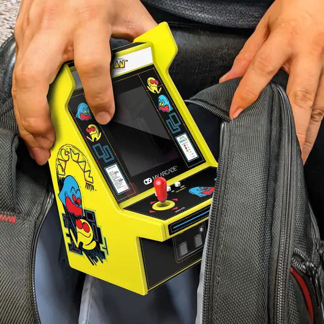 Alt view image 3 of 5 - Pac-Man Micro Player Pro: 6.8" Handheld Game, Arcade Classics