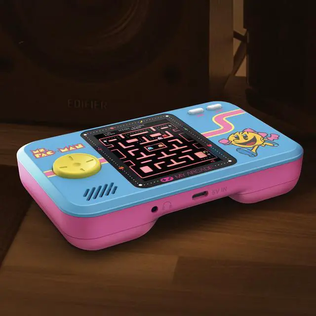 Alt view image 2 of 5 - Ms. Pac-Man Pocket Player: Portable Retro Game, 2.8" Screen