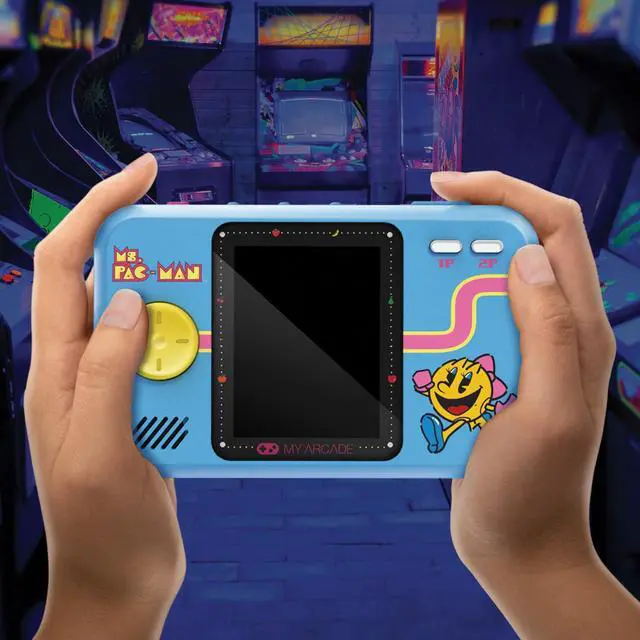 Alt view image 3 of 5 - Ms. Pac-Man Pocket Player: Portable Retro Game, 2.8" Screen