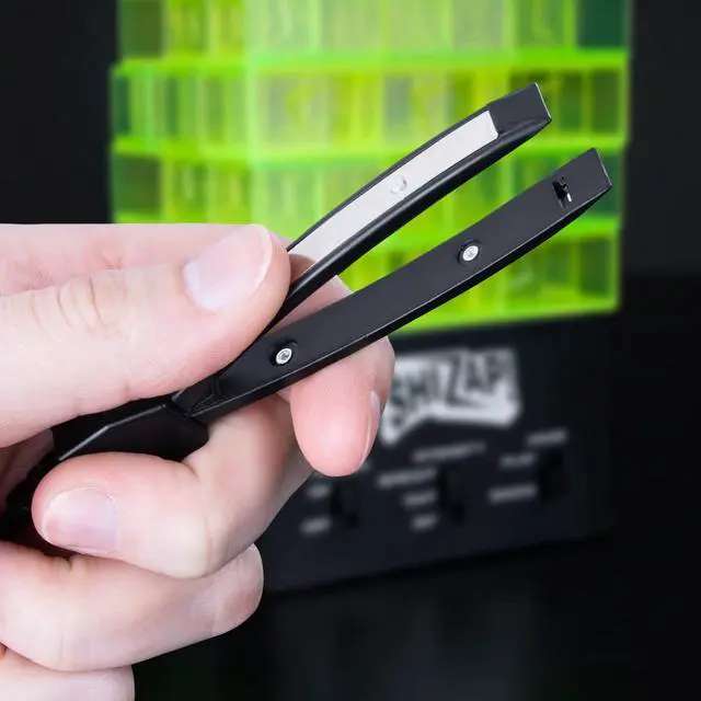 Alt view image 7 of 7 - ShiZap! Electric Shock Stacking Block Party Game with LED Music Base