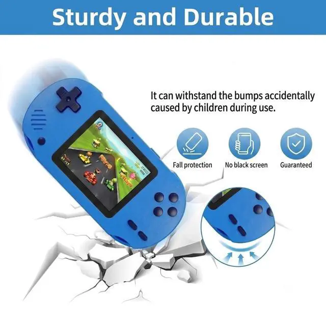 Alt view image 5 of 7 - Handheld Games for Kids, Built-in 300 Retro Handheld Video Games