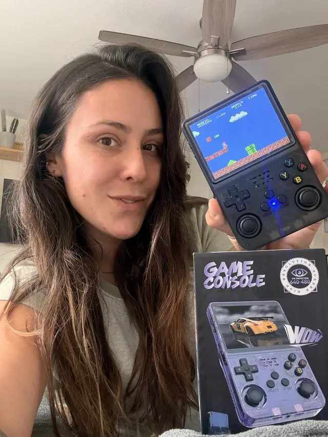 Alt view image 7 of 7 - Boltz Retro Handheld Game Console with 20,503 Built-in Games, 3.75" IPS
