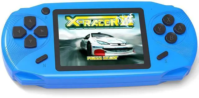 Main image of 16 Bit Handheld Games for Kids Preloaded 220 Retro Video Games, Blue