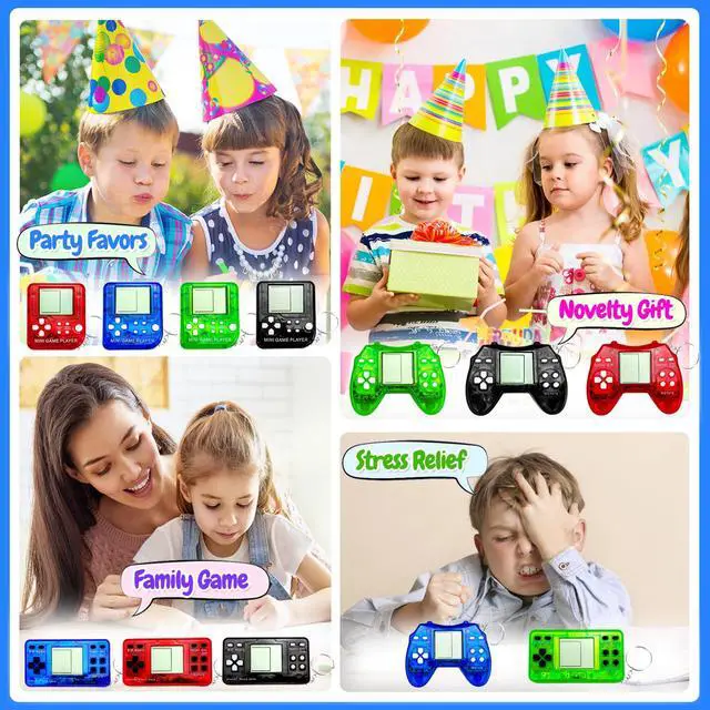 Alt view image 7 of 7 - 12 Pcs Video Game Party Favors for Kids, Mini Video Game Keychain as Return Gifts for Birthday Party, Classroom Prizes, Goodies Bags Stuffer