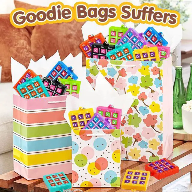 Alt view image 4 of 7 - 16PCS Tic Tac Toe Game Keychains Party Favors for Kids 4-8 8-12