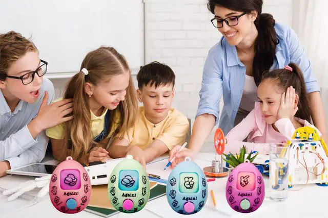 Alt view image 2 of 6 - 30 Pcs Bulk Guess Keychain Toys Goodie Bag Stuffer ,Classroom Birthday Party Favors,Rock Paper Scissors game Holiday Carnival Prizes