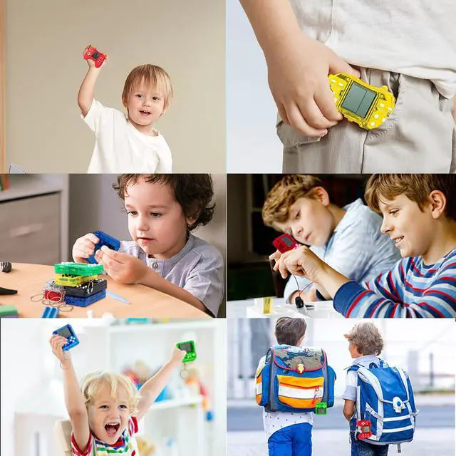 Alt view image 5 of 6 - 24pcs Video Game Party Favors for Kids Video Game Keychain Video Game Birthday Party Supplies