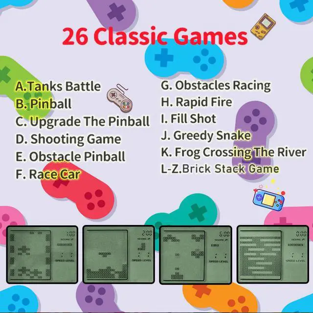Alt view image 4 of 6 - 24Pcs Video Game Party Favors for Kids, Mini Game Keychain Arcade party favors Birthday Supplies Classroom Prizes for Boys and Girls