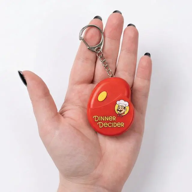 Alt view image 6 of 7 - Dinner Decider Electronic Keychain Food Decision Dice for Couples & Families | Date Night Electronic Dice Game with 20 Dinner Options | Fun Novelty Gift, Whats For Dinner, What to Eat Decider
