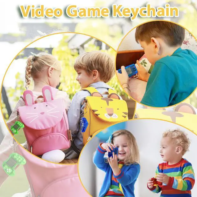 Alt view image 2 of 7 - 30Pcs Video Game Party Favors for Kids, Valentines Day Gifts Party Favors Video Game Keychain Birthday Party Supplies Return Gifts for Birthday Party Decorations Classroom Prizes