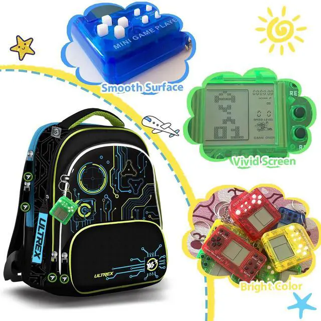 Alt view image 3 of 7 - 30Pcs Video Game Party Favors for Kids, Valentines Day Gifts Party Favors Video Game Keychain Birthday Party Supplies Return Gifts for Birthday Party Decorations Classroom Prizes