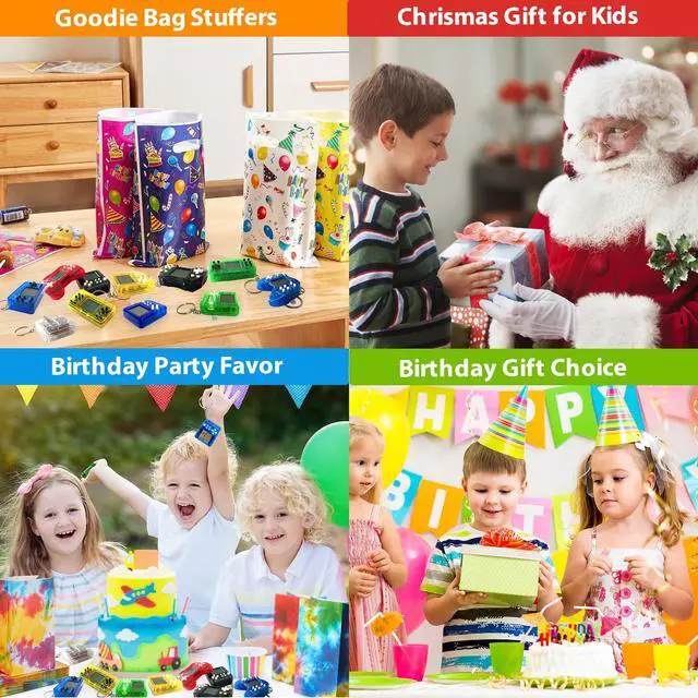 Alt view image 4 of 7 - 30Pcs Video Game Party Favors for Kids, Valentines Day Gifts Party Favors Video Game Keychain Birthday Party Supplies Return Gifts for Birthday Party Decorations Classroom Prizes