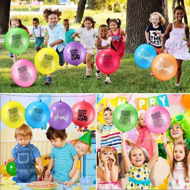 Alt view image 5 of 7 - 195pcs Video Game Party Favors for 18 Kids Gamer Goodie Bag Stuffers for Boys Gaming Birthday Party Supplies with Gift Boxes, VIP Pass, Balloons, Bracelets, Keychains, Badges, 3D Stickers