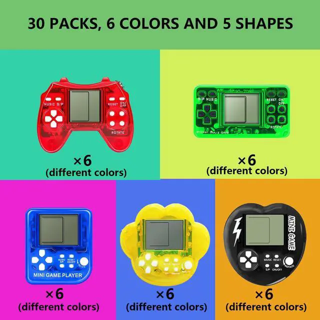 Alt view image 2 of 7 - 30Pcs Video Game Party Favors for Kids Video Game Console Keychain for Boys Girls Birthday Supplies Gaming Party Favors Classroom Prizes