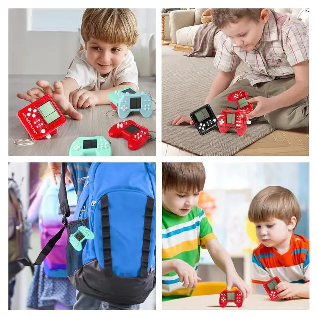 Alt view image 6 of 6 - 24Pcs Video Game Party Favors Video Game Keychain Gamer Party Favors Video Game Party Supplies Arcade Mini Gaming Keychain for Boys and Girls