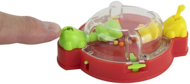Main image of Hungry Hungry Hippos, Super Fun for Outdoors, Travel & Family Game Night, Multicolor, Miniature