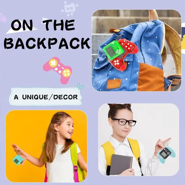 Alt view image 4 of 6 - 24 Pcs Video Game Party Favors for Kids, Mini Gaming Party Favors Video Game Keychain, Return Gifts for Birthday Party Supplies Goodie Bag Stuffers Classroom Prizes Party Decorations