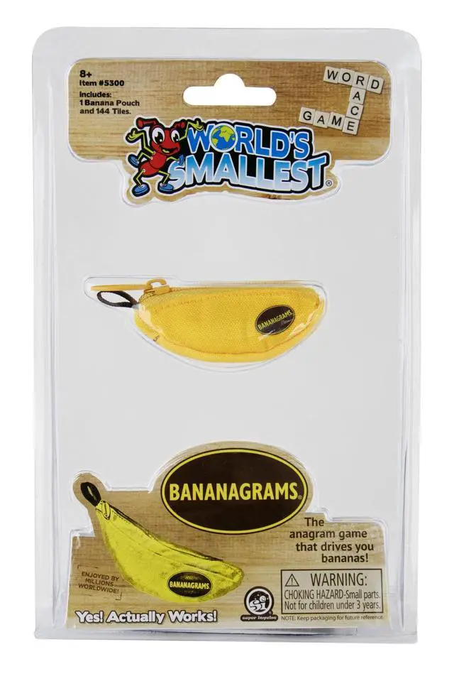 Alt view image 4 of 4 - Bananagrams - Family Word Game - Includes: 1 Banana Pouch, 144 Tiles. Recommended for Ages 8 and up