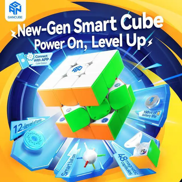 Alt view image 2 of 7 - 356 i Carry E, Smart Speed Cube for Beginners Kids, Battery Replaceable