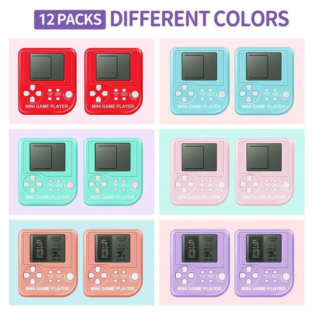 Alt view image 3 of 7 - 12Pcs Video Game Party Favors for Kids, Mini Game Keychain Arcade Party Favors Birthday Supplies Classroom Prizes for Boys and Girls