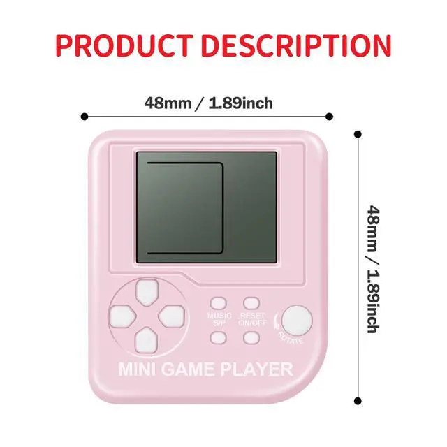 Alt view image 4 of 7 - 12Pcs Video Game Party Favors for Kids, Mini Game Keychain Arcade Party Favors Birthday Supplies Classroom Prizes for Boys and Girls
