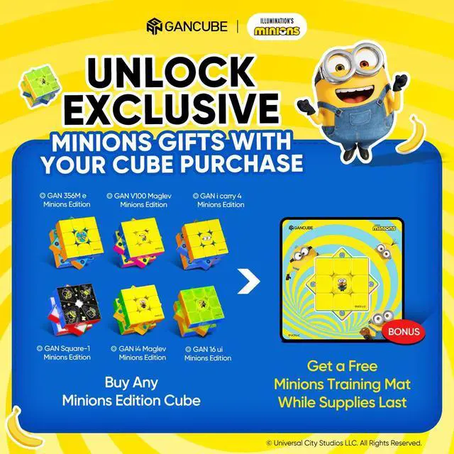 Alt view image 2 of 6 - Minions i Carry 4, Smart Speed Cube for Beginners, Battery Replaceable