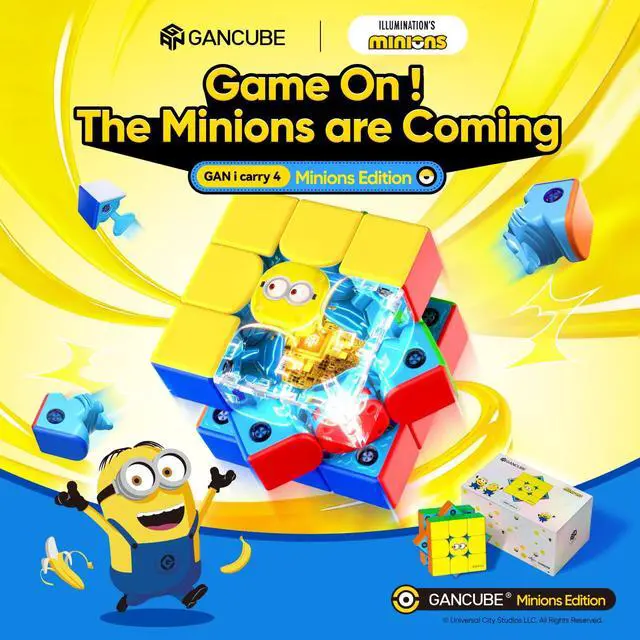 Alt view image 3 of 6 - Minions i Carry 4, Smart Speed Cube for Beginners, Battery Replaceable