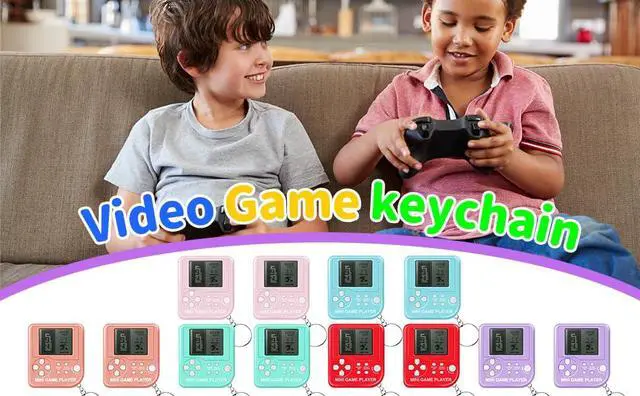 Alt view image 7 of 7 - 12Pcs Video Game Party Favors for Kids, Mini Game Keychain Arcade Party Favors Birthday Supplies Classroom Prizes for Boys and Girls
