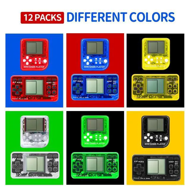 Alt view image 3 of 7 - 12Pcs Video Game Party Favors for Kids, Mini Gaming Party Favors Bulk Gifts Toys Goodie Bag Stuffers Return Gifts for Birthday Party for Boys and Girls