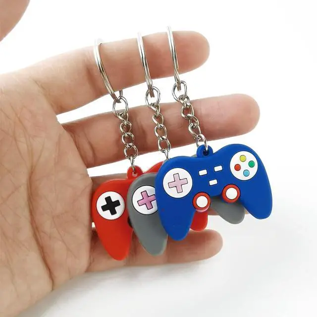 Alt view image 3 of 5 - 24PCS Video Game Controller Keychains in 6 Colors Video Game Party Controller Handle Key Ring Game Controller Keychain for Video Game Party Favors Birthday Baby Shower