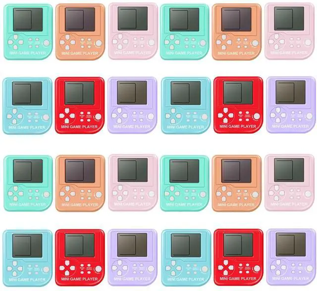 Main image of 24 Pack Video Game Party Favors for Kids Video Game Keychain Video Game Birthday Party Supplies