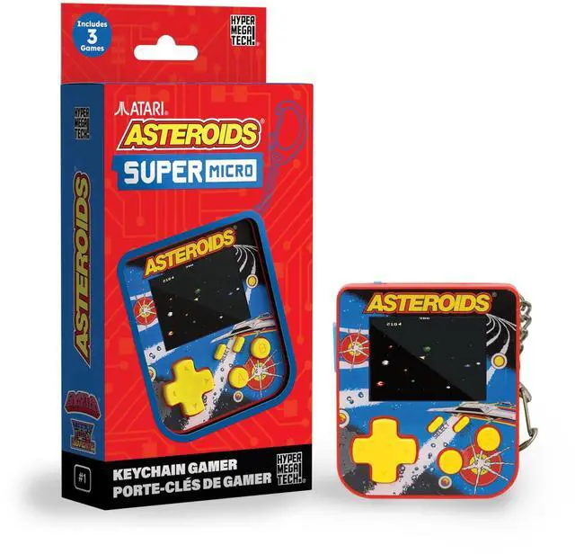Alt view image 3 of 6 - HyperMegaTech Atari Asteroids Key Chain