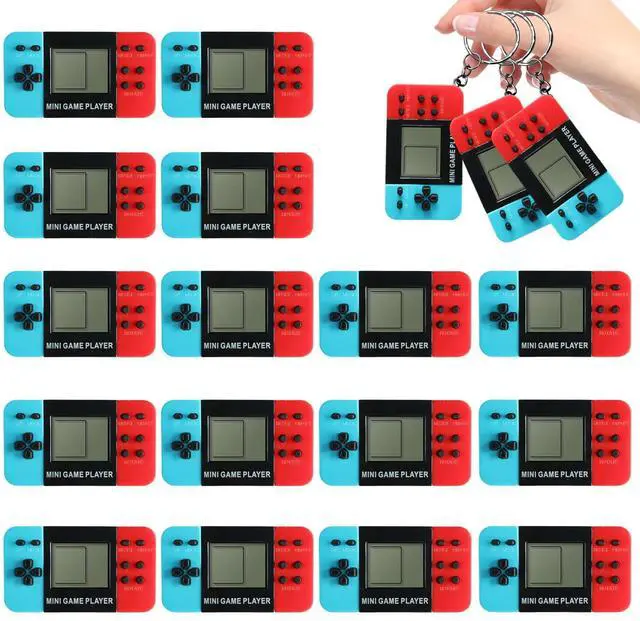 Main image of 16 Video Game Party Favors for Kids,Video Game Keychain Party Birthday Supplies,Goodies Bags Stuffer,Carnival Prizes,Treasure Box Toys