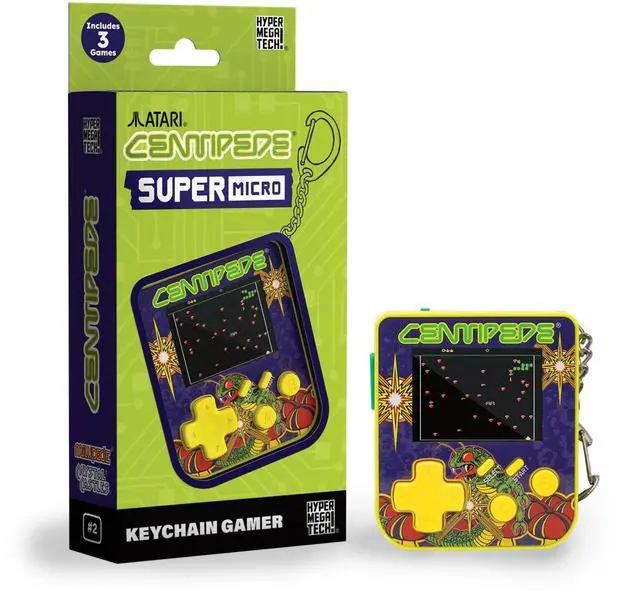 Alt view image 3 of 6 - HyperMegaTech Atari Centipede Key Chain