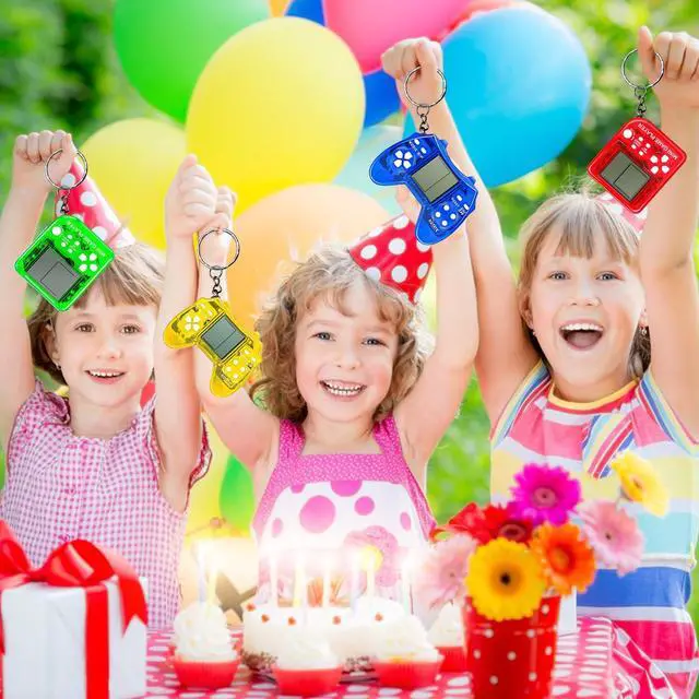 Alt view image 4 of 6 - 24pcs Video Game Party Favors for Kids Video Game Keychain Video Game Birthday Party Supplies