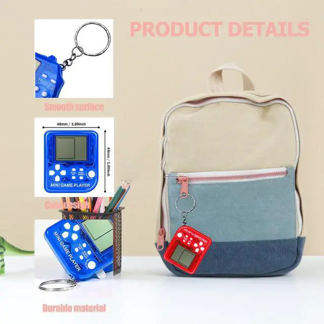 Alt view image 3 of 6 - 24pcs Video Game Party Favors for Kids Video Game Keychain Video Game Birthday Party Supplies