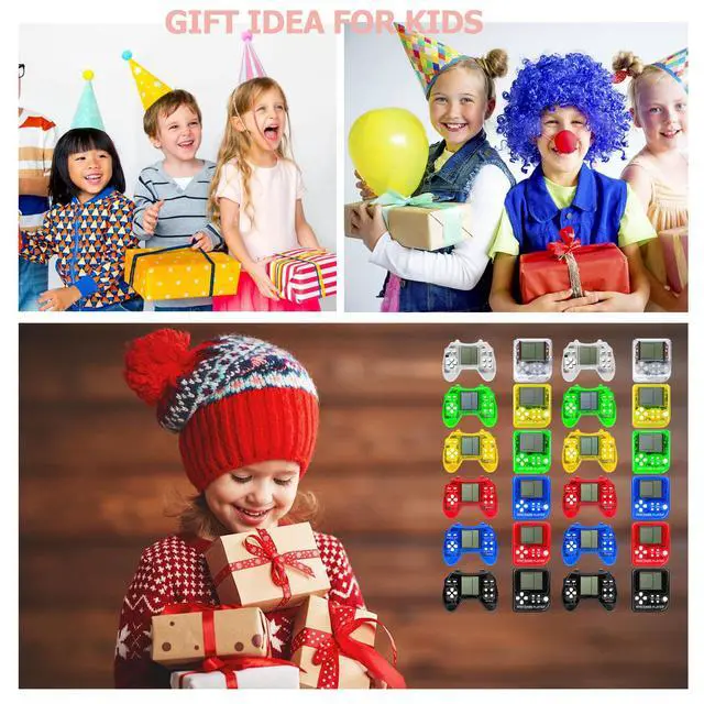 Alt view image 6 of 6 - 24pcs Video Game Party Favors for Kids Video Game Keychain Video Game Birthday Party Supplies