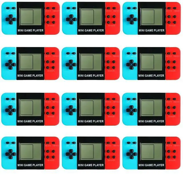 Main image of 12Pcs Video Game Party Favors for Kids, Arcade Keychain, Bulk Party Supplies for Birthday, Goodies Bags Stuffer Classroom Prizes