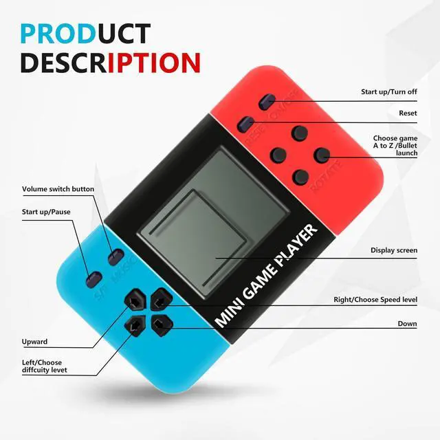 Alt view image 2 of 7 - 20 Pack Video Game Keychain Party Favors,Arcade Video Game Keychain,Classroom Prizes, Carnival Prizes,Treasure Box Toys Goodies Bags Stuffer