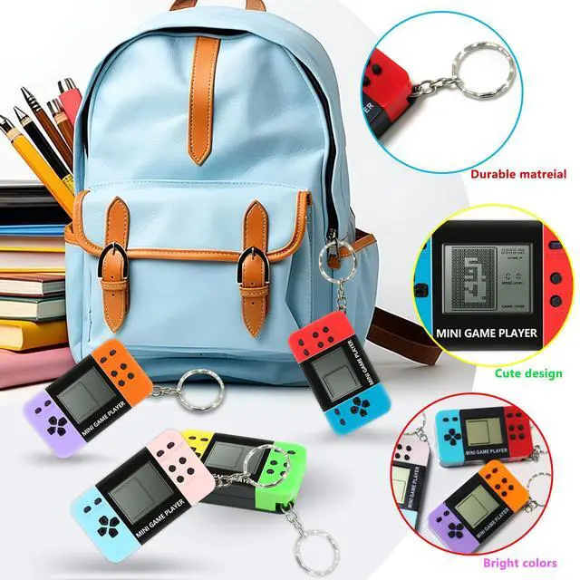 Alt view image 5 of 7 - 20 Pack Video Game Keychain Party Favors,Arcade Video Game Keychain,Classroom Prizes, Carnival Prizes,Treasure Box Toys Goodies Bags Stuffer