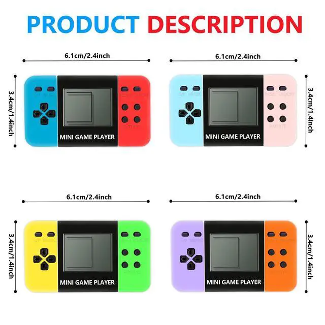 Alt view image 3 of 7 - 20 Pack Video Game Keychain Party Favors,Arcade Video Game Keychain,Classroom Prizes, Carnival Prizes,Treasure Box Toys Goodies Bags Stuffer