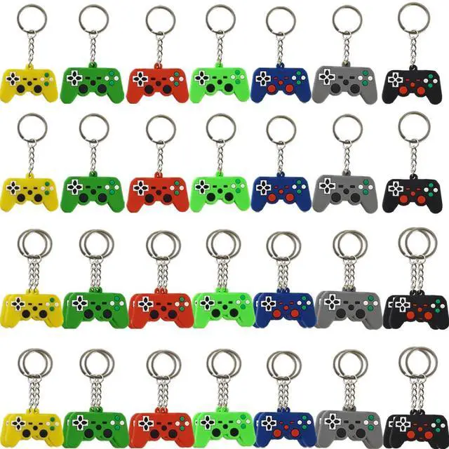 Main image of 42PCS Video Game Controller Keychains Game Controller Handle Key Ring Video Game Keychain Pendant for Video Game Party Favors Birthday Baby Shower Child Present